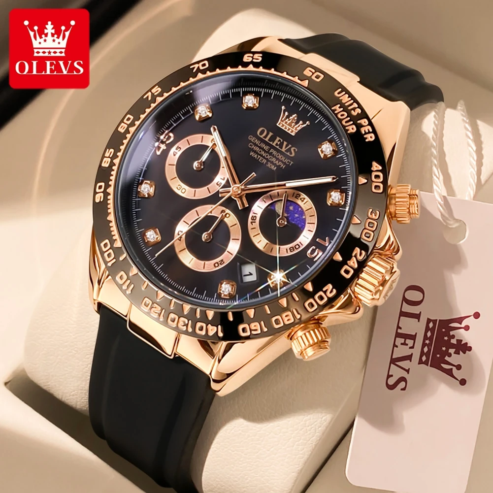 OLEVS 2875 Men's Watches Chron - Luxury Watch Maker review and price