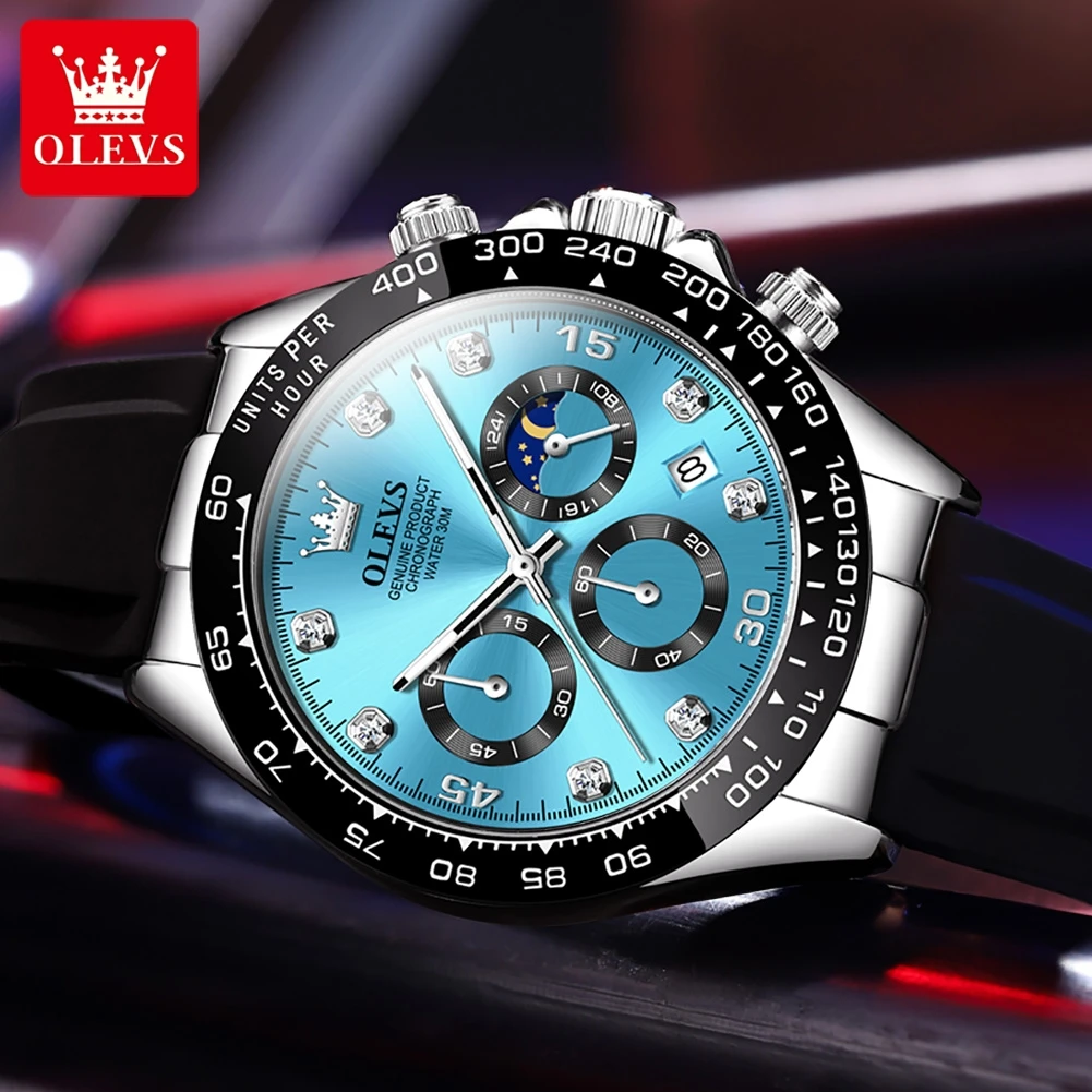 OLEVS 2875 Men's Watches Chron - Luxury Watch Maker review and price